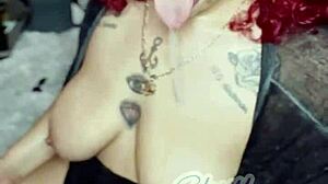 Watch Me Suck My Big Black Dildo