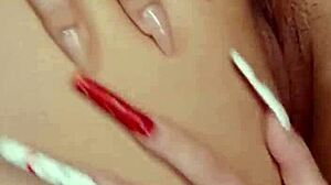 Anal assfucking with toys and kissing athletic blonde