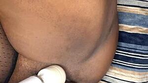 A quick intimate moment turns into a passionate quickie session.