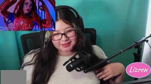 lizren reacts to an amateur porn model video