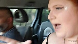 Fat Redhead Threesome At Nudist Party Swing House!