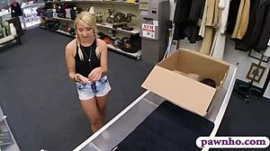 Puppy lover feels intense pleasure as she paws her pussy before getting banged by big cock in group spying session