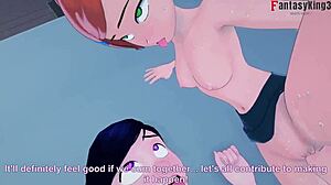 Violet Parr Enjoys An Incredible Time In This Hentai Group Scene