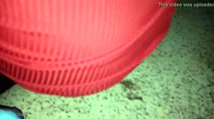 Latina Cheats In Park, Rides Small Dick Until Cum, Guard Watches