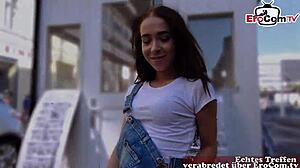 Met cute au pair teen 18+ and banged on blind date in Germany!