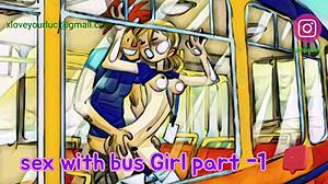 Hardcore bus fucking with Luci in wild Indian sex story