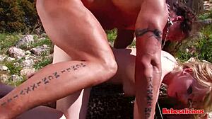 babesalicious - naiv fransk horas fitta förstörd av massiv kuk utomhus. se henne kämpa!