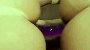 Anal assfucking with toys and kissing athletic blonde