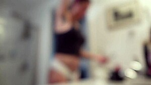 Flowerava gets waxed on webcam in lingerie.