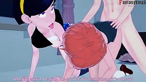 Violet Parr Enjoys An Incredible Time In This Hentai Group Scene