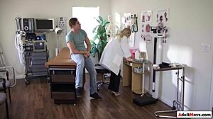 Busty Doctor Licked and Rimmed by Patient in Hospital Encounter