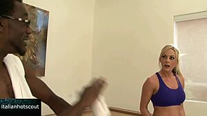 sexy blonde milf pounded by huge black cock