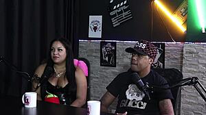 Hanna Pimentinha Gives Blowjob in Car Before Halloween Gang Bang