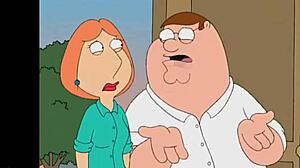 Family guy visits nudists