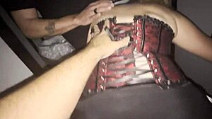 Kylee at the glory hole gets creampied by monster cock.