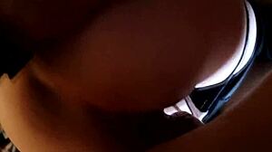 Caught Neighbor's Wife And Fucked Her Hard On Chair, Cumming On Sweet Butt Cheeks.