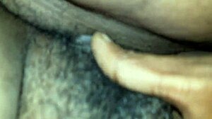 Rubbing My Hard Clit On Her Creamy Hole