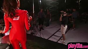 Newcomer models show pussies and asses in session