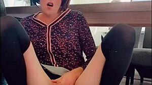 Annemieke Takes Dildo Deep in Assfucking Anal Moaning Session