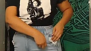 Ebony goddess humiliates sucker with big ass