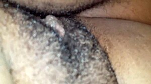 Rubbing My Hard Clit On Her Creamy Hole