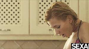 Stunning bikini babes lick each others dripping wet pussy