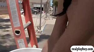 Lovely Badass Babes Enjoy Swinging Naked In Outdoor Reality Scene