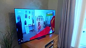 Leeds Geek Tricks Beautiful BBW Into First-Time Blowjob And Cumshot