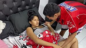 does this latina babe fuck her partner for the job?