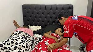 does this latina babe fuck her partner for the job?