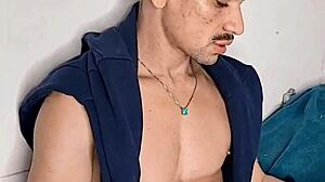 Brendo Vilhena relaxes on bed with personal relief