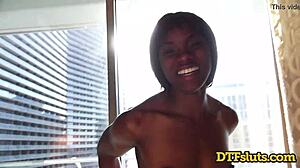 Ana foxx homemade interracial black athletic slut creampie ebony pornstar