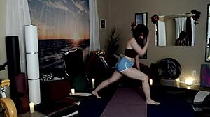 Girlfriend teaches lesson on small tits