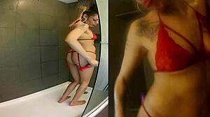 Mrs Jollies reviews HEATED TOY in shower, MASTURBATING with it.