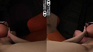 vr loba rides in cowgirl position, making you cum twice with intense actions