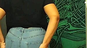 Ebony goddess humiliates sucker with big ass