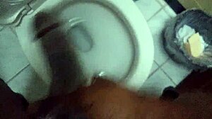 stroking big black cock solo with soap 😏