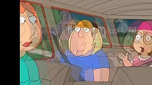 Family guy visits nudists