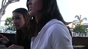 Gorgeous Lesbian Girls Lick Cunts In Bedroom