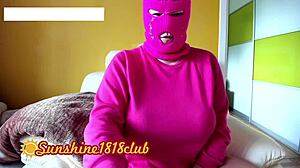 i'm the big boobs ski mask girl on webcam live on october 20th