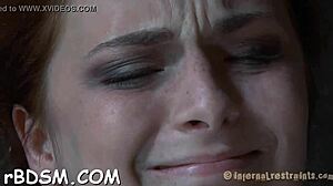 this bondage session is superlatively worthy with wet pussy and blowjob action