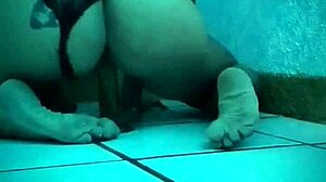 I was rubbin my latina ass with my fav toy, but I slipped up in private.