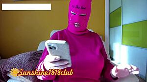 i'm the big boobs ski mask girl on webcam live on october 20th