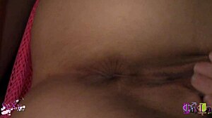 Jaylainc COMES HARD with BLUE ANAL TOY FUCKING