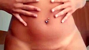 Watch Agatha, the married carioca, rip her clothes off in a hot striptease on webcam while her cuckold husband is at work!