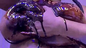 chocolate covered tits pussy