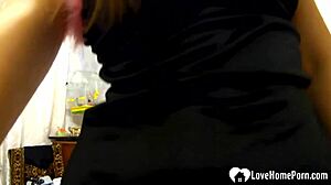 Cute 18-year-old babe dances solo and teases with clothes ripped