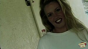 Dirty Blonde Takes Huge Cock Deep! 😈