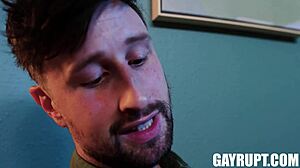 Drew Dixon feels exposed as Jax Thirio's big cock enters his ass.