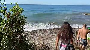 Four guys encounter fisherman girl in hard situation